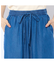 【洗える】オールゴムワイドリヨセルデニムパンツ