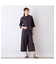 【洗える】リネンチェックプルオールゴムパンツ