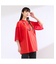 【M～4L】ウォッシャブル接触冷感配色Tシャツ