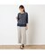 【洗える・アンサンブル可・日本製】花柄レイヤード風カットソー