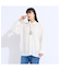 【L・3L】ドットカットジャカードブラウス