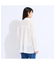 【L・3L】ドットカットジャカードブラウス