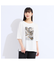 【M～4L】ウォッシャブル顔料プリントTシャツ