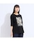 【M～4L】ウォッシャブル顔料プリントTシャツ