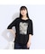 【M～4L】ウォッシャブル顔料プリントTシャツ