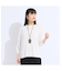【L～4L/アンサンブル対応】レーシーニット