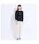 【L～4L/アンサンブル対応】レーシーニット