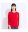 【L～4L/アンサンブル対応】レーシーニット
