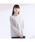 【M～４L】ウォッシャブルハイネックチュールTシャツ
