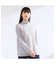 【M～４L】ウォッシャブルハイネックチュールTシャツ