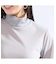 【M～４L】ウォッシャブルハイネックチュールTシャツ
