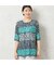 【洗える・アンサンブル可能】幾何柄Tシャツ