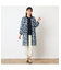 【洗える】シアーチェックロングシャツ