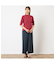 【一部店舗・WEB限定アイテム・洗える・綿100%】バックボタンTシャツ