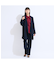 【M～4L/セットアップ対応】デニット着流し風ジャケット