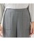 【あったか素材・洗える・3L/4Lサイズあり】両面起毛セミワイドパンツ