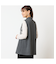 【洗える・アンサンブル可能】花柄オパール加工ベスト
