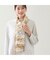 【洗える・一部店舗・WEB限定・フランス製】シャーリングジャカードマフラー