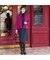 【洗える・一部店舗・WEB限定・フランス製】シャーリングジャカードマフラー