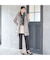 【洗える・一部店舗・WEB限定・フランス製】cat silhouetteストール