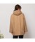 キャメル入り中綿ボリューム襟コート