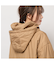 キャメル入り中綿ボリューム襟コート