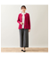 【あったか素材・洗える・日本製】ピンタック入りワイドパンツ