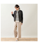 【洗える】ピケニットワイドパンツ