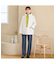 【洗える】布帛ドッキングプルオーバー