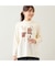 【日本製】ブロック刺繍カットソー