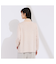 【L～４L・アンサンブル対応】シアーネックプルオーバーニット