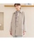 ステンカラーシャギーコート