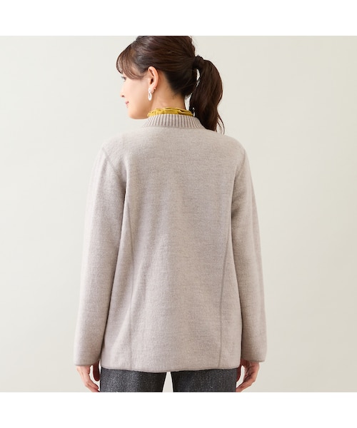 ウール100%】圧縮ウールニットジャケット｜ジュニアーオンライン