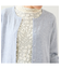 パールモチーフつきニットカーディガン