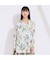 【M～4L】フラワープリントチュニック
