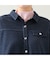 【洗える・3L/4Lサイズあり】ニットデニムシャツジャケット