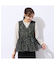 チュール重ねツイードベスト