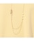 パール調×ゴール調チェーンネックレス