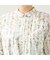 【洗える・綿100%・L～4Lサイズ】ボタニカル柄コットンシャツ