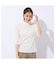 【洗える・接触冷感】綿100％ハイネック　七分袖Tシャツ