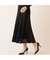 レースミックスプリーツスカート