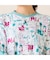 【洗える・綿100%・日本製】手描きフラワーカットソー