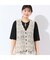 スカラップ刺繍チュールベスト