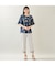 【洗える】ボタニカルフラワーブラウス
