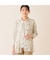 【洗える・アンサンブル可】花柄チュールシャツ