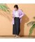 パール調×シルバー調パーツ・ロングネックレス