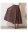 【手洗いOK・綿100％】綿シフォンスカート