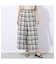 【洗える】コットン先染めチェックパンツ