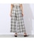 【洗える】コットン先染めチェックパンツ