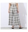 【洗える】コットン先染めチェックパンツ